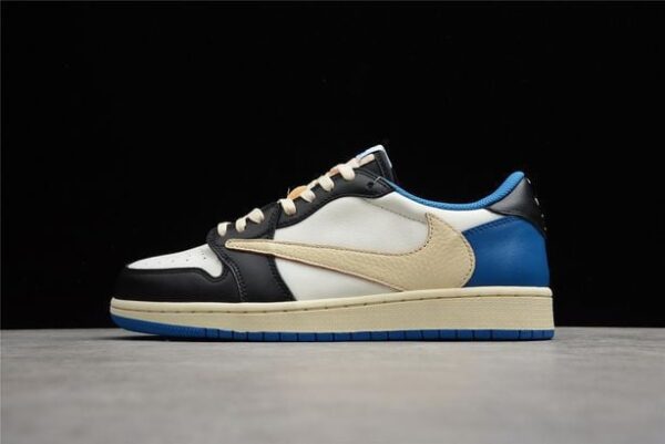 Fragment Design x Travis Scott x Air Jordan 1 Retro Low DM7866-140 - Image 12