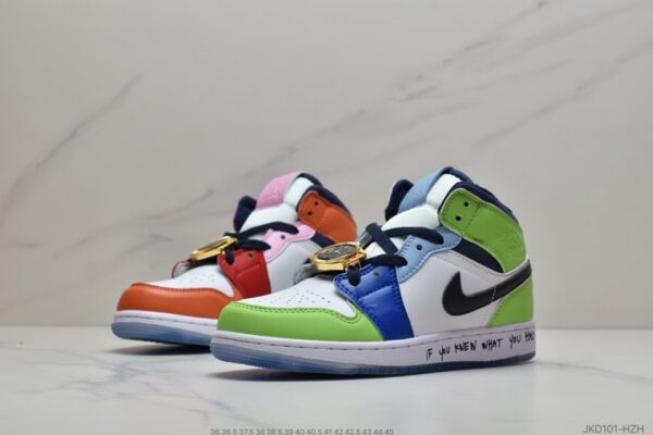 Melody Ehsani x Wmns Air Jordan 1 Mid 'Fearless' CQ7629-100 - Image 5