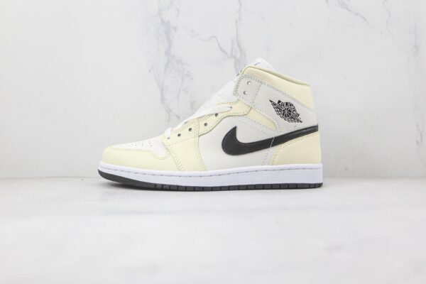Wmns Air Jordan 1 Mid 'Coconut Milk' BQ6472-121 - Image 3