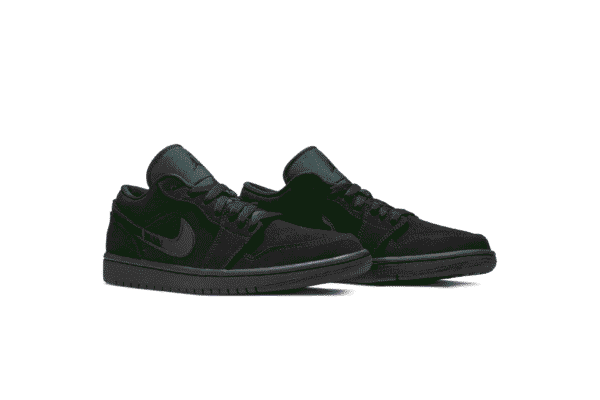 Air Jordan 1 Low 'Triple Black' 553558-056 - Image 7