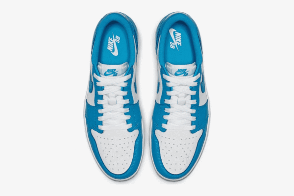 Eric Koston x Air Jordan 1 Low SB 'Powder Blue' CJ7891-401 - Image 3