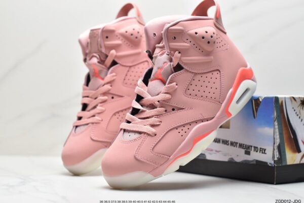 Aleali May x Wmns Air Jordan 6 Retro 'Millennial Pink' CI0550-600 - Image 9