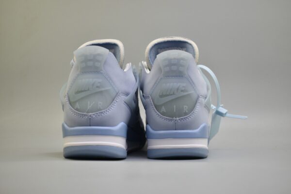 Customized Off-White x Air Jordan 4 Arctic - Image 3