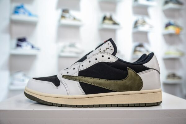 WMNS Travis Scott x Air Jordan 1 Low OG Olive DZ4137-106 (Women's) - Image 2