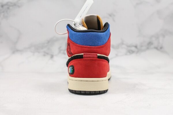 Blue The Great x Air Jordan 1 Mid 'Fearless' CU2805-100 - Image 6