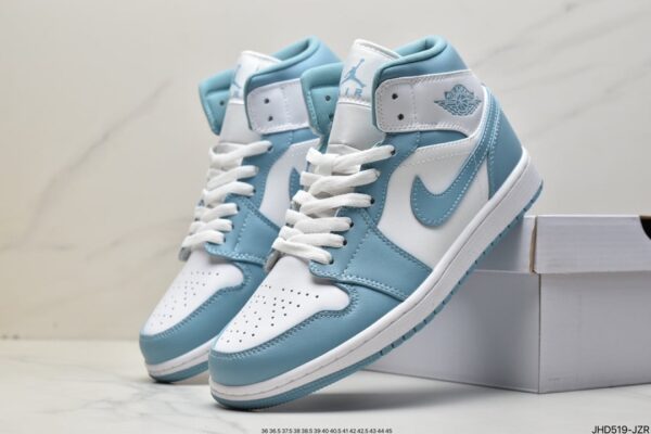 Wmns Air Jordan 1 Mid 'University Blue' BQ6472-141 - Image 9