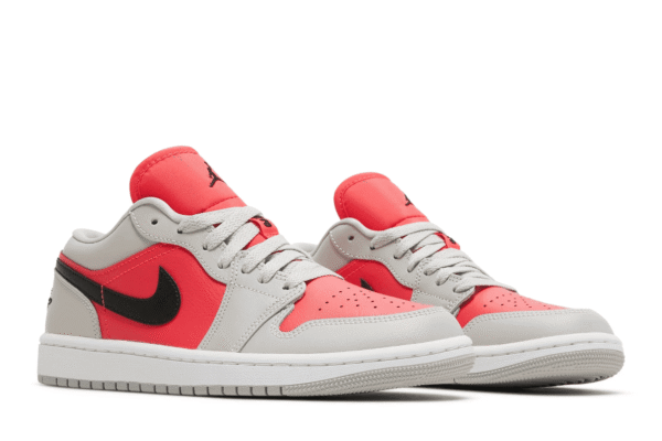 Wmns Air Jordan 1 Low 'Light Iron Ore Siren Red' DC0774-060 - Image 10