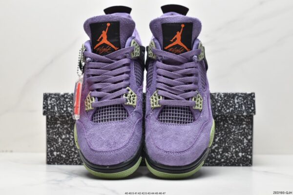 Wmns Air Jordan 4 Retro 'Canyon Purple' AQ9129-500 - Image 8