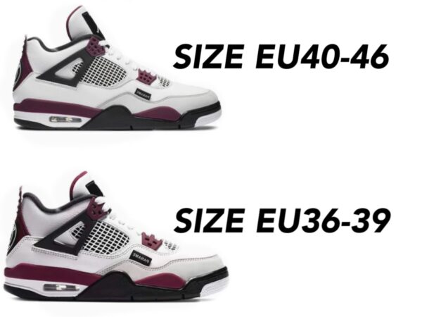 Paris Saint-Germain x Air Jordan 4 Retro Bordeaux - Image 2