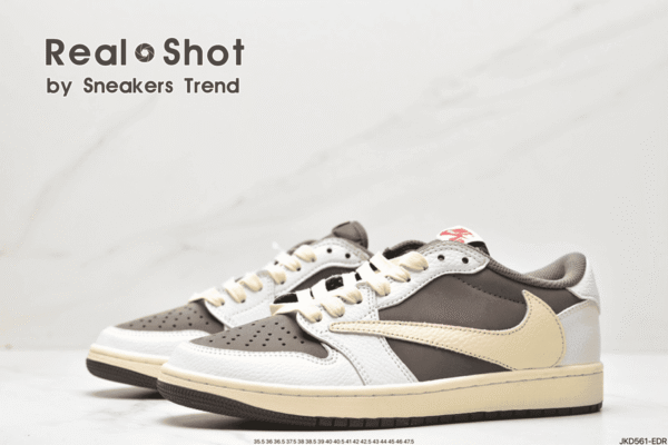 Travis Scott x Air Jordan 1 Low OG 'Reverse Mocha' DM7866-162 - Image 2