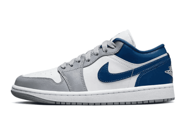 Air Jordan 1 Low White Grey Blue DC0774-042 - Image 4