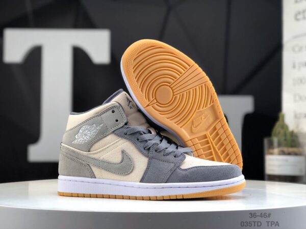 Air Jordan 1 Mid SE 'Coconut Milk Particle Grey' DN4281-100 - Image 7
