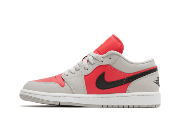 Wmns Air Jordan 1 Low 'Light Iron Ore Siren Red' DC0774-060 - Image 13