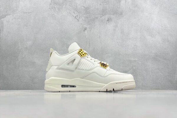 (WMNS) Air Jordan 4 Retro 'Metallic Gold' AQ9129-170 - Image 3