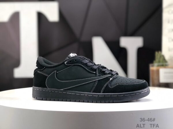 Travis Scott x Air Jordan 1 Low OG SP 'Black Phantom' DM7866-001 - Image 9