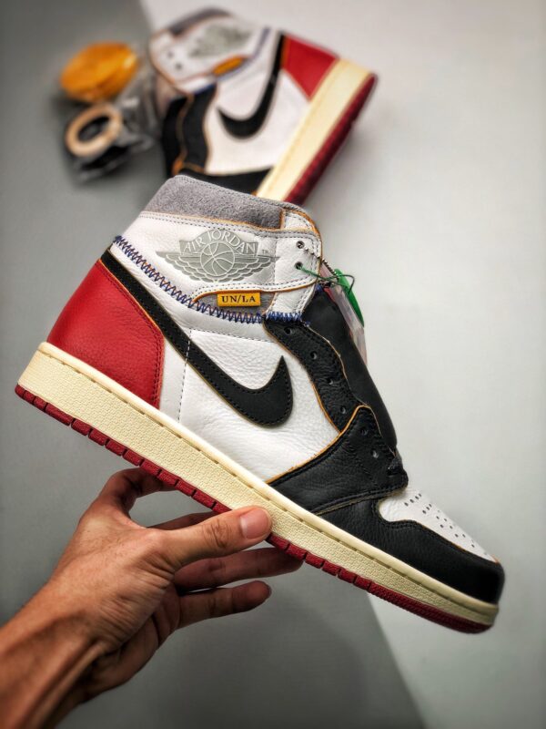 Union LA x Air Jordan 1 Retro High NRG 'Black Toe' BV1300-106 - Image 5