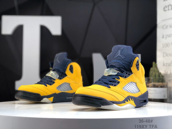 Air Jordan 5 Retro SP 'Michigan' CQ9541-704 - Image 5