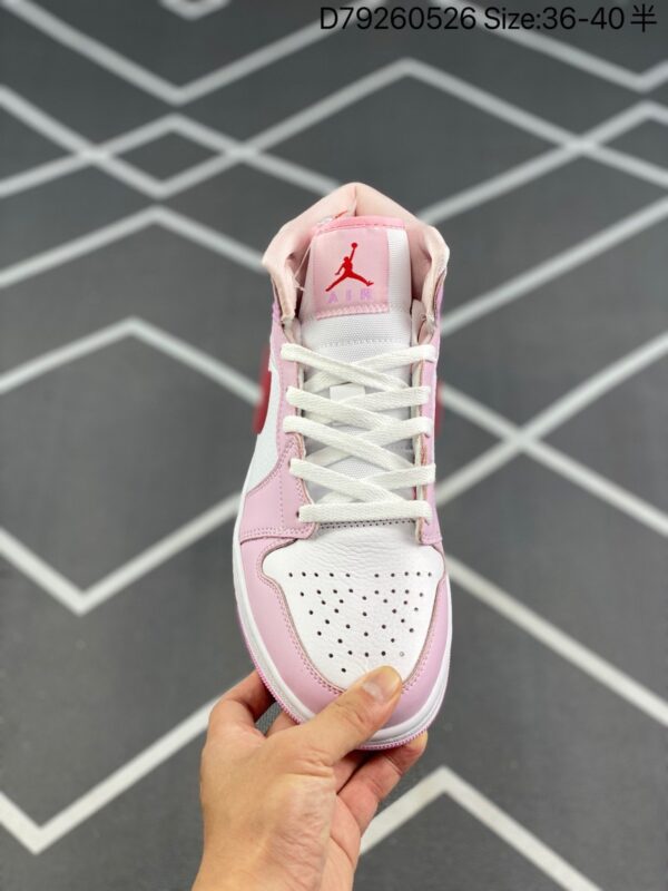Wmns Air Jordan 1 Mid 'Valentine's Day' DR0174-500 - Image 3