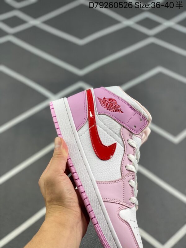Wmns Air Jordan 1 Mid 'Valentine's Day' DR0174-500 - Image 10