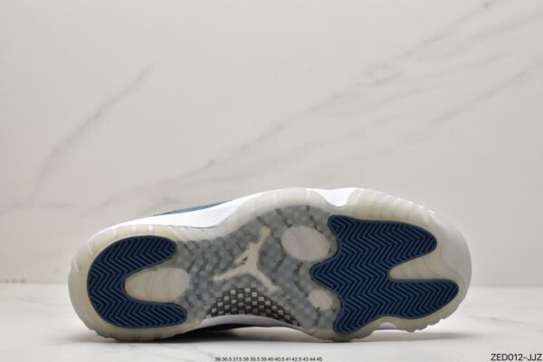 Air Jordan 11 Retro Low 'Navy Snakeskin' 2019 CD6846-102 - Image 10