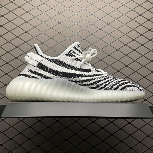 adidas Yeezy Boost 350 V2 'Zebra' CP9654 - Image 4