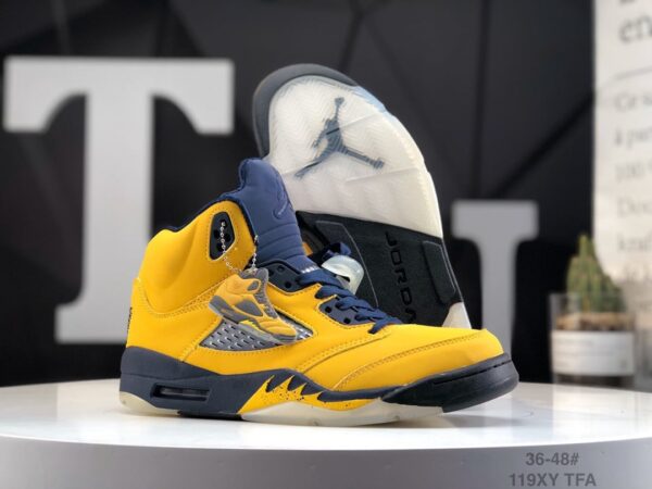 Air Jordan 5 Retro SP 'Michigan' CQ9541-704 - Image 6