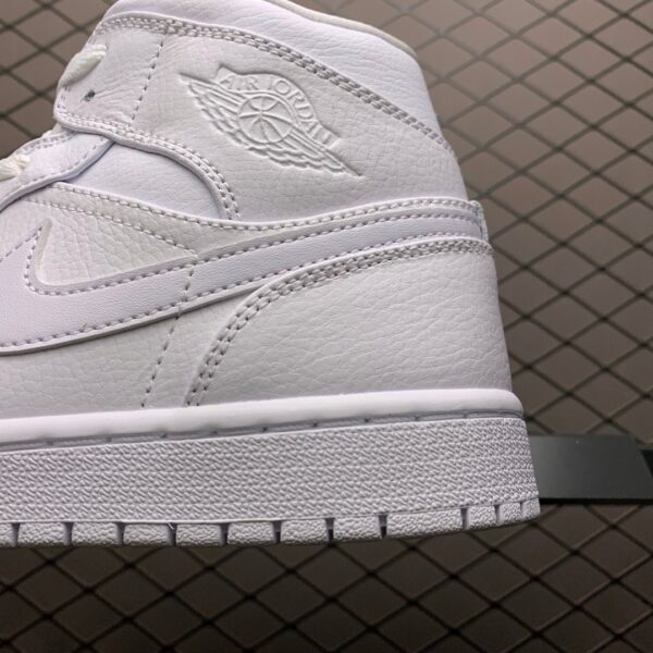 Jordan 1 Mid White 554724-129 - Image 5