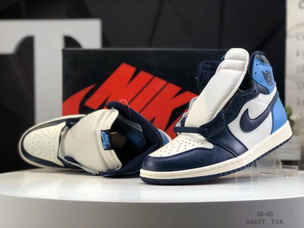 Air Jordan 1 Retro High OG 'Obsidian' 555088-140 - Image 10