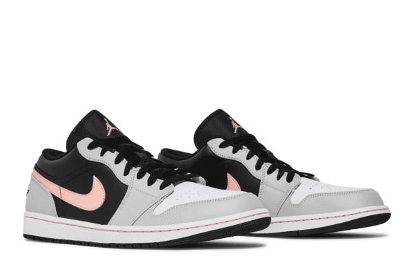 Air Jordan 1 Low 'Grey Fog Bleached Coral' 553558-062 - Image 6