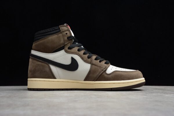 Travis Scott x Air Jordan 1 Retro High OG 'Mocha' CD4487-100 - Image 3