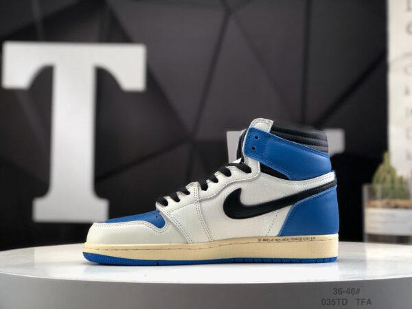 Fragment Design x Travis Scott x Air Jordan 1 Retro High DH3227-105 - Image 6