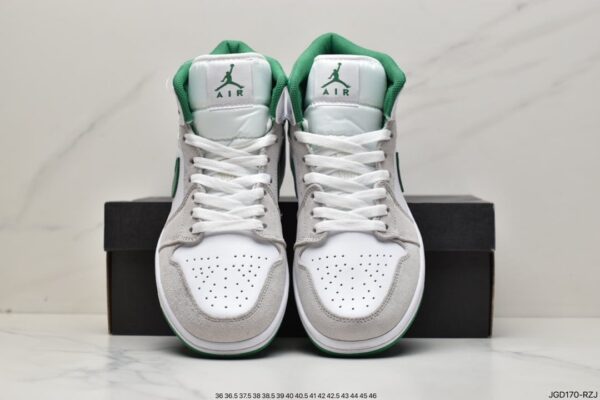 Air Jordan 1 Mid SE 'Grey Pine Green' DC7294-103 - Image 8