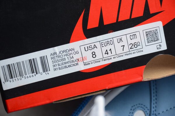 Air Jordan 1 Retro High OG 'University Blue' 555088-134 - Image 14