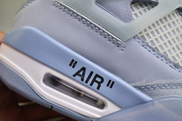 Customized Off-White x Air Jordan 4 Arctic - Image 8