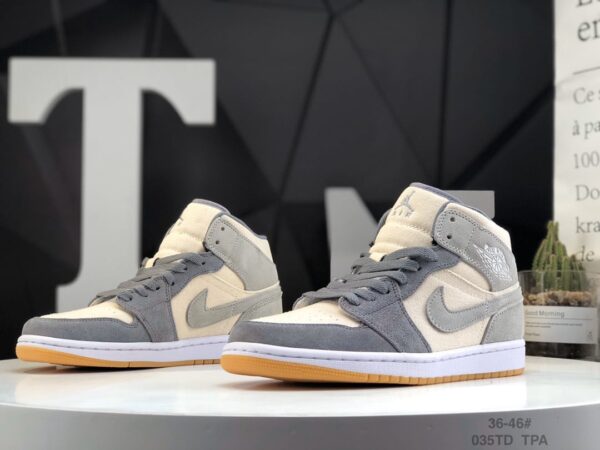 Air Jordan 1 Mid SE 'Coconut Milk Particle Grey' DN4281-100 - Image 6