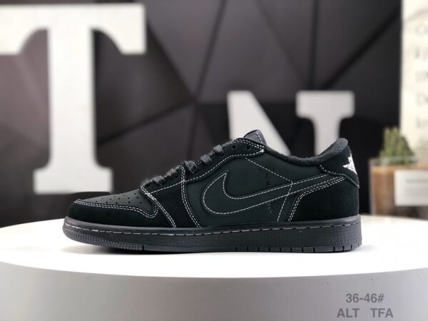 Travis Scott x Air Jordan 1 Low OG SP 'Black Phantom' DM7866-001 - Image 10