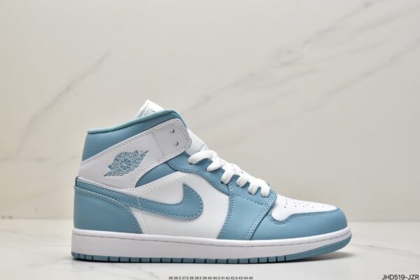 Wmns Air Jordan 1 Mid 'University Blue' BQ6472-141 - Image 2