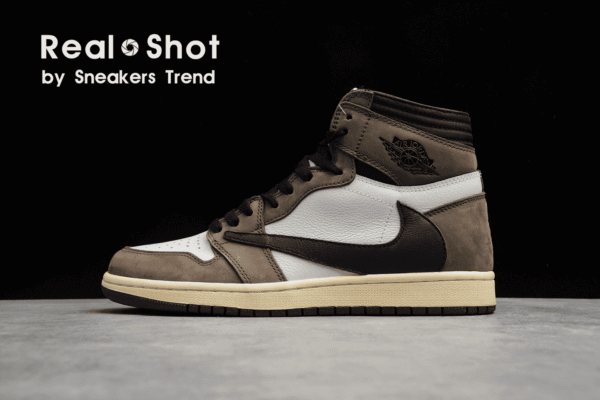 Travis Scott x Air Jordan 1 Retro High OG 'Mocha' CD4487-100 - Image 2
