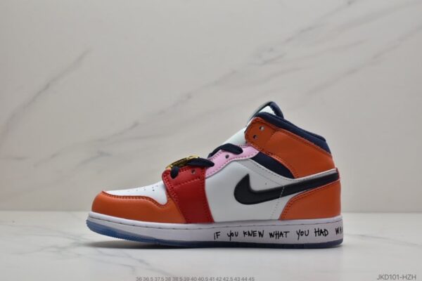 Melody Ehsani x Wmns Air Jordan 1 Mid 'Fearless' CQ7629-100 - Image 4