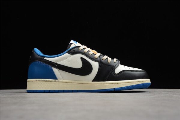 Fragment Design x Travis Scott x Air Jordan 1 Retro Low DM7866-140 - Image 3