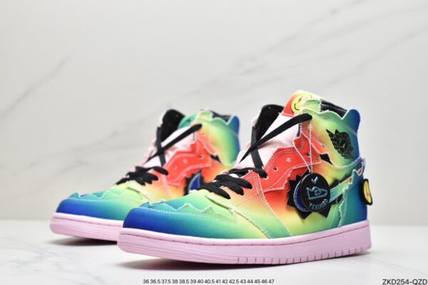 J. Balvin x Air Jordan 1 Retro OG High 'Colores Y Vibras' DC3481-900 - Image 9