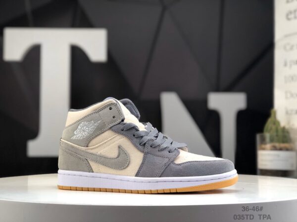 Air Jordan 1 Mid SE 'Coconut Milk Particle Grey' DN4281-100 - Image 4