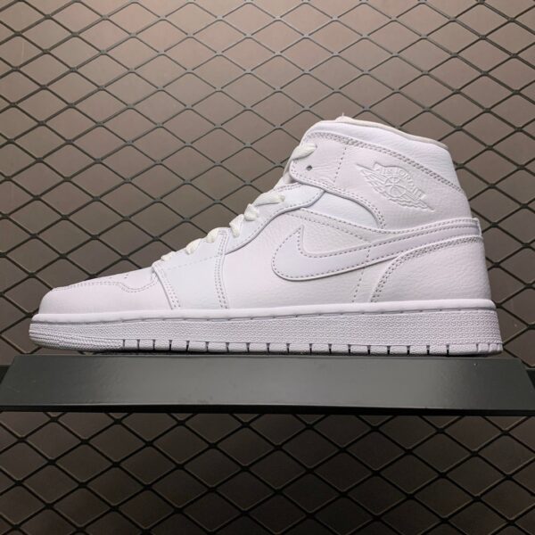 Jordan 1 Mid White 554724-129 - Image 2