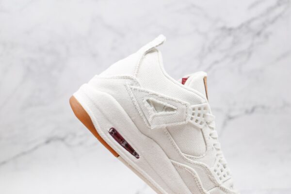 Levi's x Air Jordan 4 Retro White Denim - Image 11