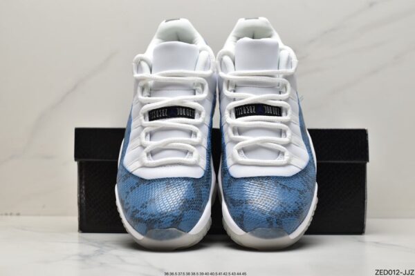 Air Jordan 11 Retro Low 'Navy Snakeskin' 2019 CD6846-102 - Image 8