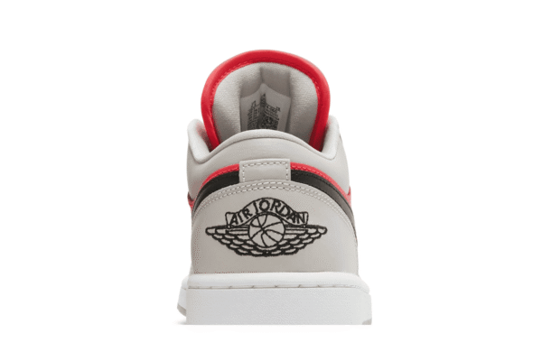 Wmns Air Jordan 1 Low 'Light Iron Ore Siren Red' DC0774-060 - Image 9