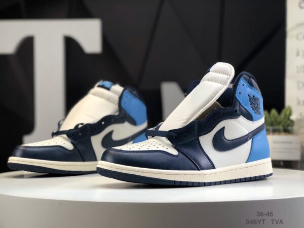 Air Jordan 1 Retro High OG 'Obsidian' 555088-140 - Image 5