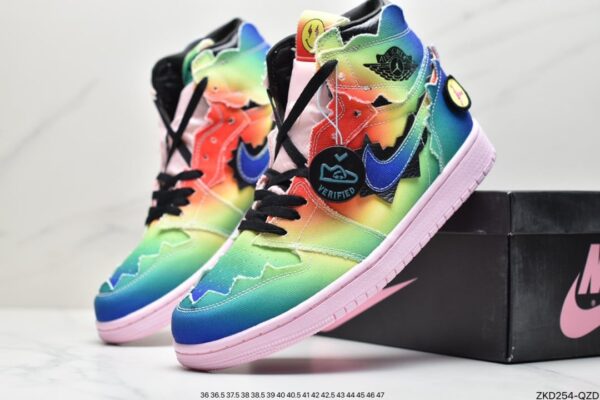 J. Balvin x Air Jordan 1 Retro OG High 'Colores Y Vibras' DC3481-900 - Image 6
