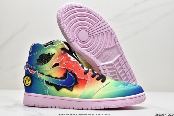J. Balvin x Air Jordan 1 Retro OG High 'Colores Y Vibras' DC3481-900 - Image 10